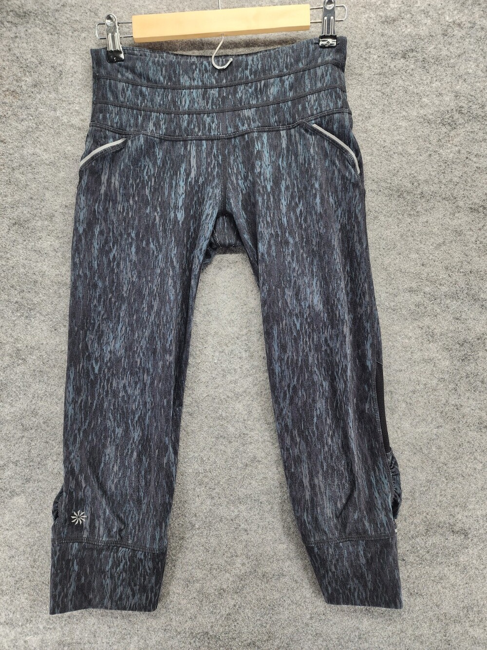Athleta Leggings Womens XS Black Capri Activewear 26x20"